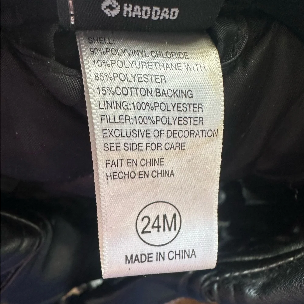 Toddler Harley Davidson Leather Jacket - Picture 7 of 11